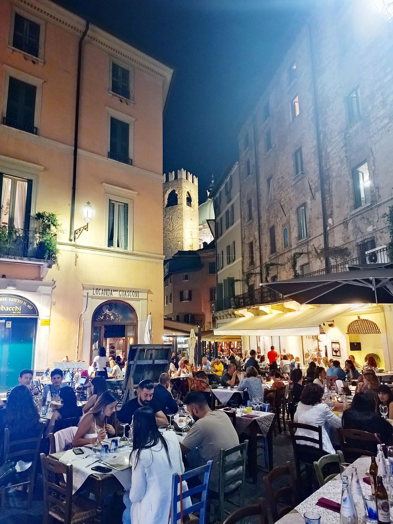 Enjoy the many restaurants and bars in the heart of Brescia